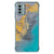 Nokia G22 Anti-Shock Hoesje Marble Blue Gold