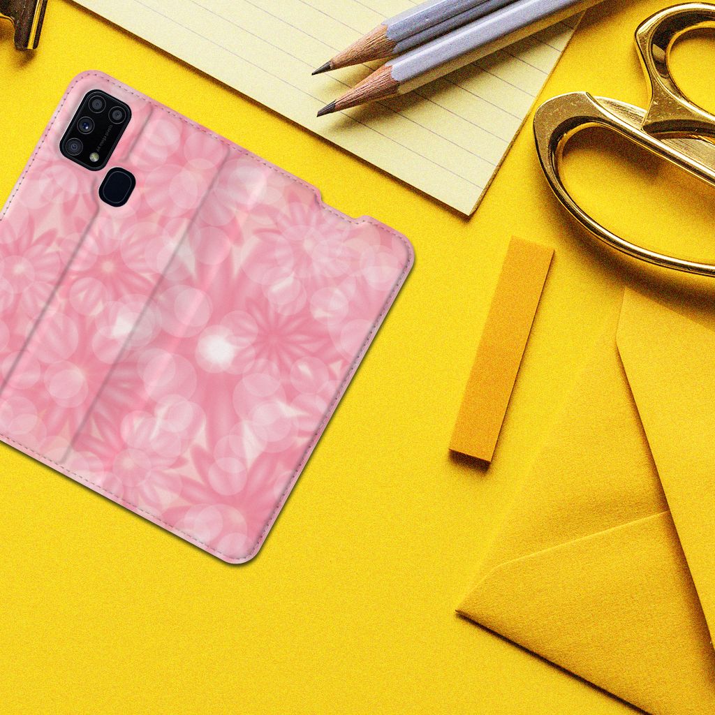 Samsung Galaxy M31 Smart Cover Spring Flowers - B2C Telecom