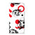 Mobiel BookCase Apple iPhone 14 Plus Skull Red met opvallende schedels en rode en witte patronen.