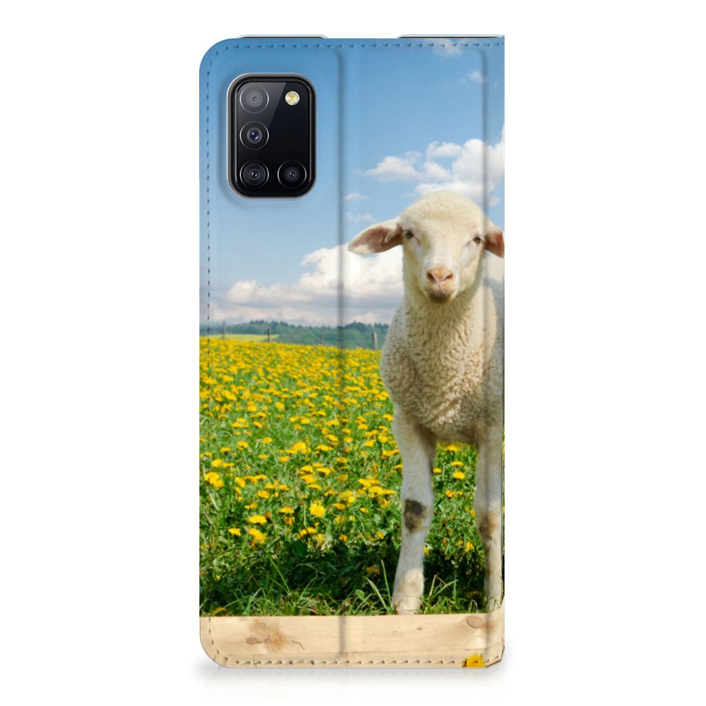 Samsung Galaxy A31 Hoesje maken Schaap en Lammetje - B2C Telecom