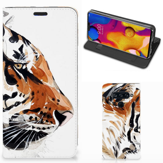 Bookcase LG V40 Thinq Watercolor Tiger