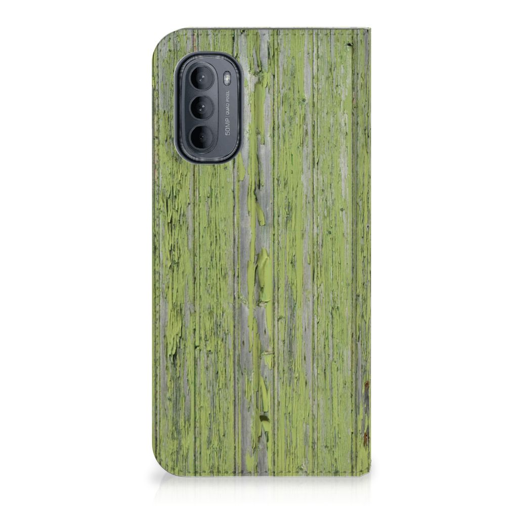 Motorola Moto G31 | G41 Book Wallet Case Green Wood - B2C Telecom