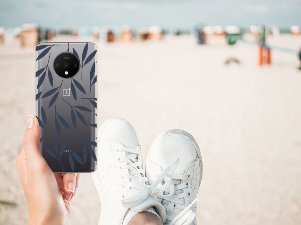 OnePlus 7T TPU Case Leaves Blue