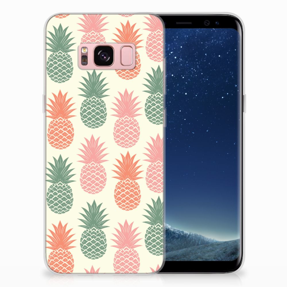 Samsung Galaxy S8 Siliconen Case Ananas