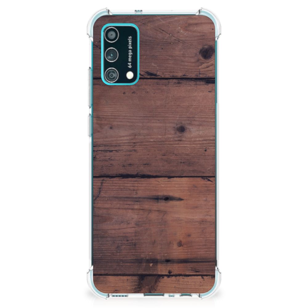 Samsung Galaxy M02s | A02s Stevig Telefoonhoesje Old Wood B2C Telecom
