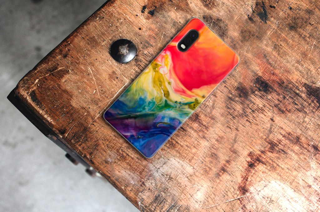 Hoesje maken Samsung Xcover Pro Watercolor Dark