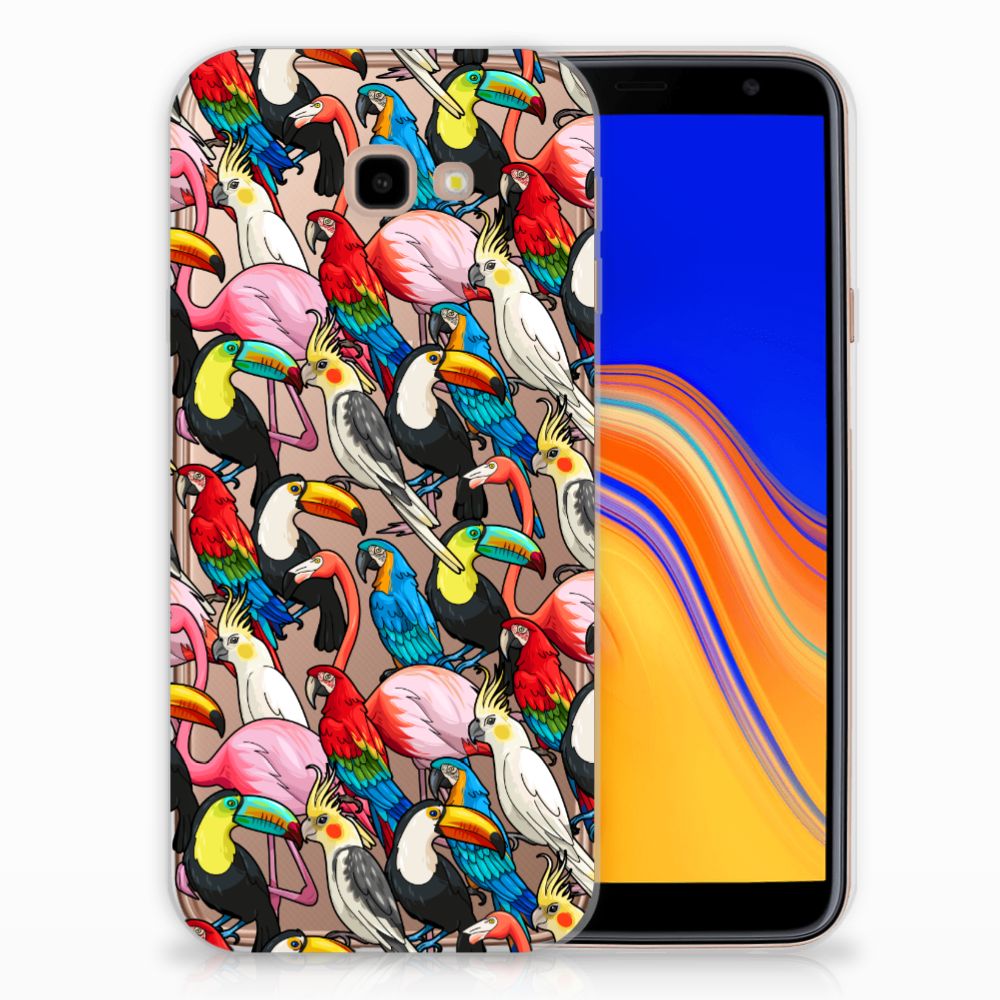 Samsung Galaxy J4 Plus (2018) TPU Hoesje Birds