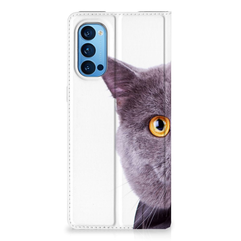 OPPO Reno4 Pro 5G Hoesje maken Kat - B2C Telecom