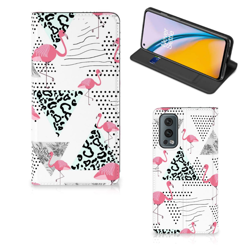 OnePlus Nord 2 5G Hoesje maken Flamingo Triangle