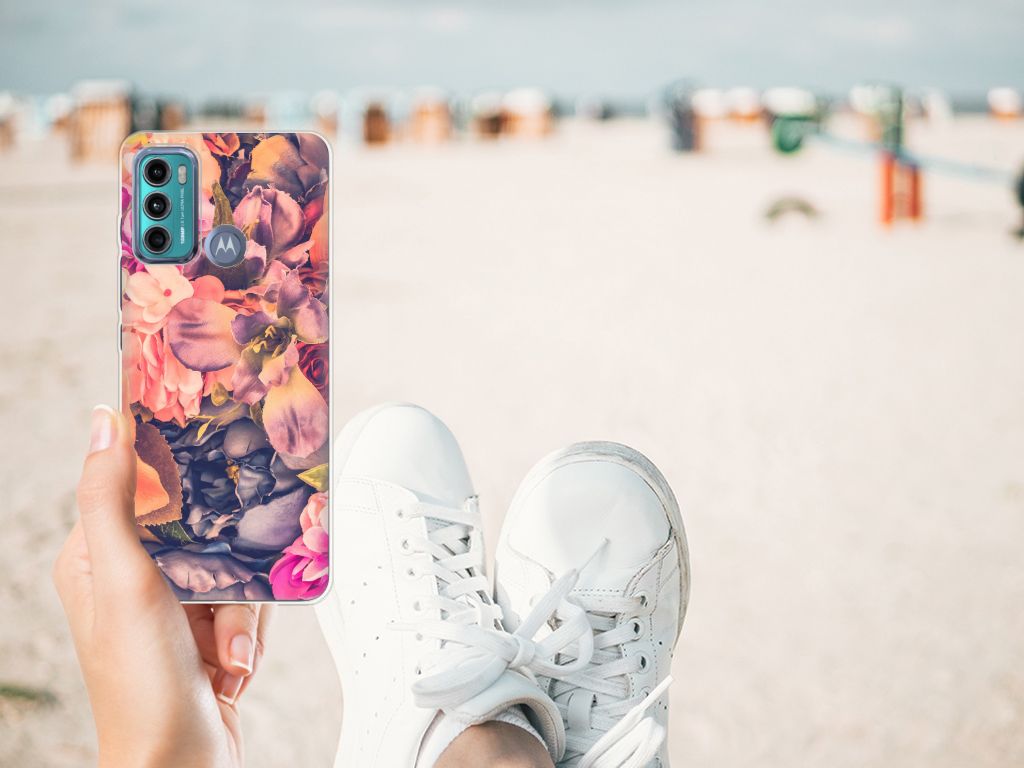 Motorola Moto G60 TPU Case Bosje Bloemen B2C Telecom
