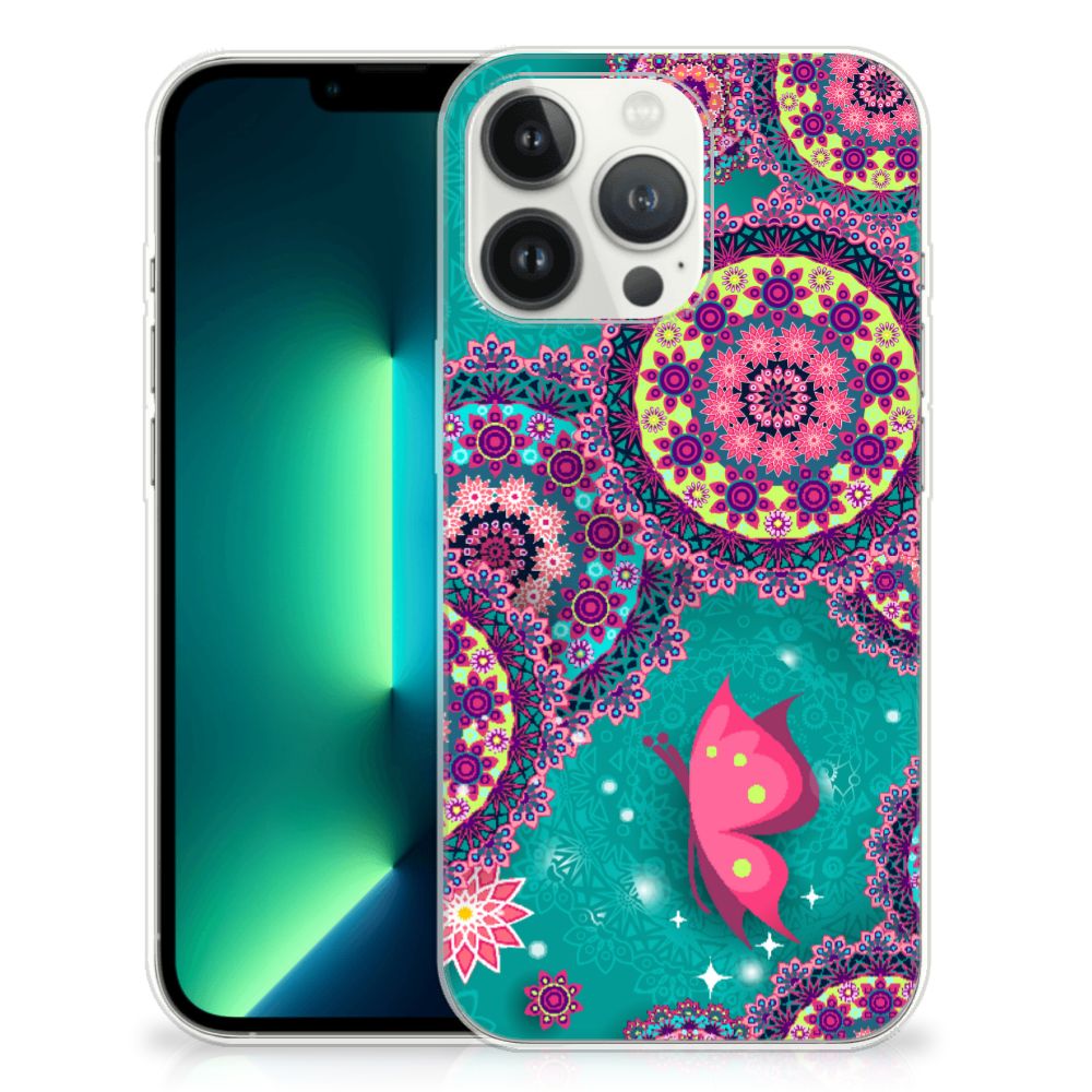 iPhone 13 Pro Max Hoesje maken Cirkels en Vlinders B2C Telecom