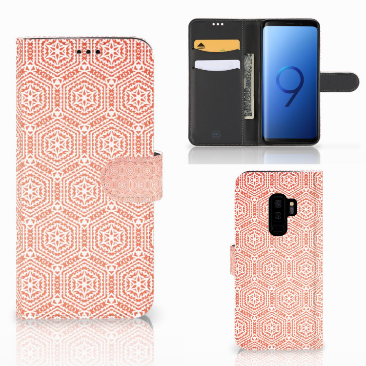 Samsung Galaxy S9 Plus Telefoon Hoesje Pattern Orange