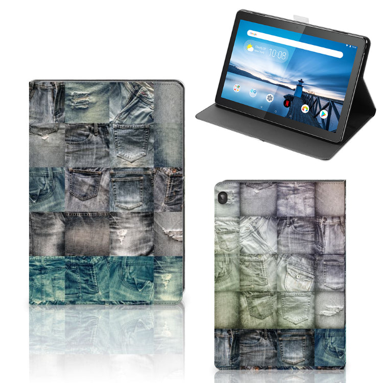 Tablet Hoes met standaard Lenovo Tablet M10 Spijkerbroeken