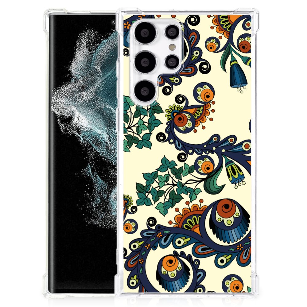 Anti Shock Case Samsung Galaxy S22 Ultra Barok Flower B2C Telecom