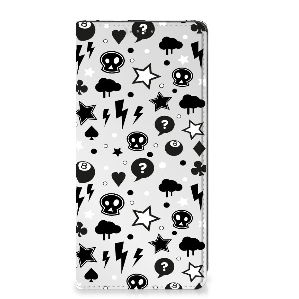 Mobiel BookCase Samsung Galaxy A34 Silver Punk - B2C Telecom