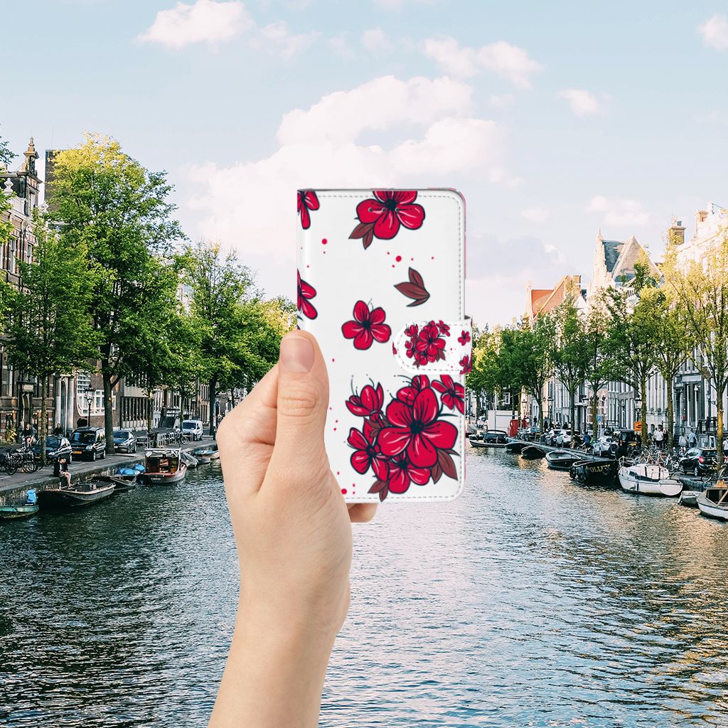 Samsung Galaxy J7 2016 Hoesje Blossom Red