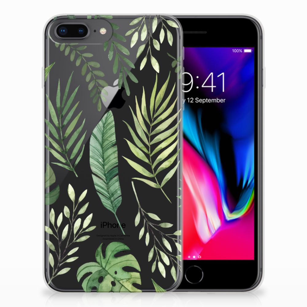 Apple iPhone 7 Plus | 8 Plus TPU Case Leaves