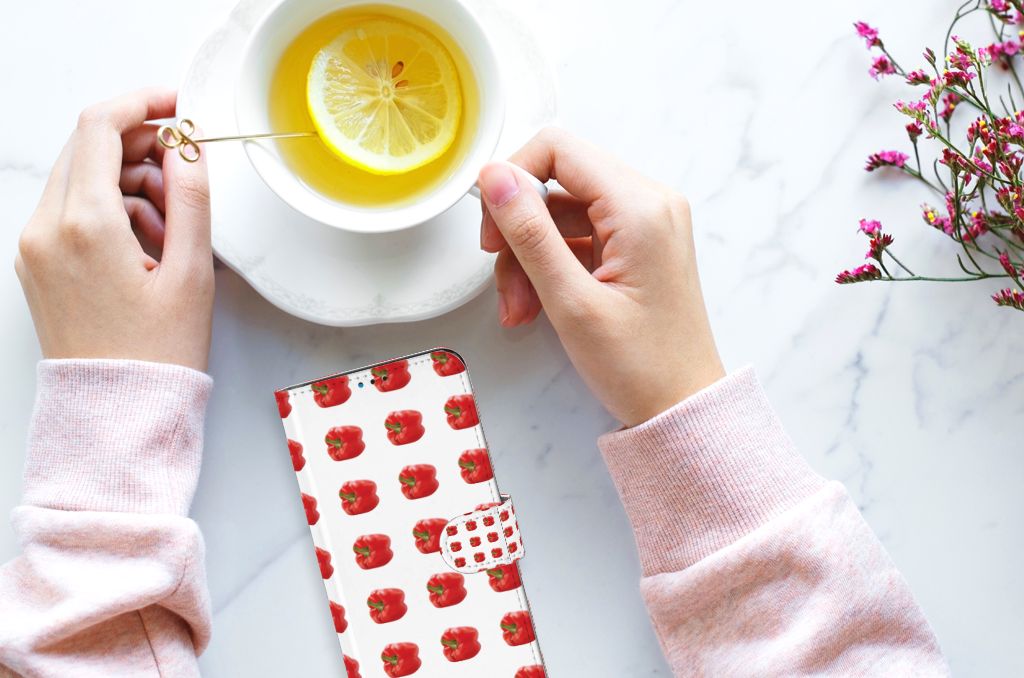 Motorola Moto G9 Play | E7 Plus Book Cover Paprika Red
