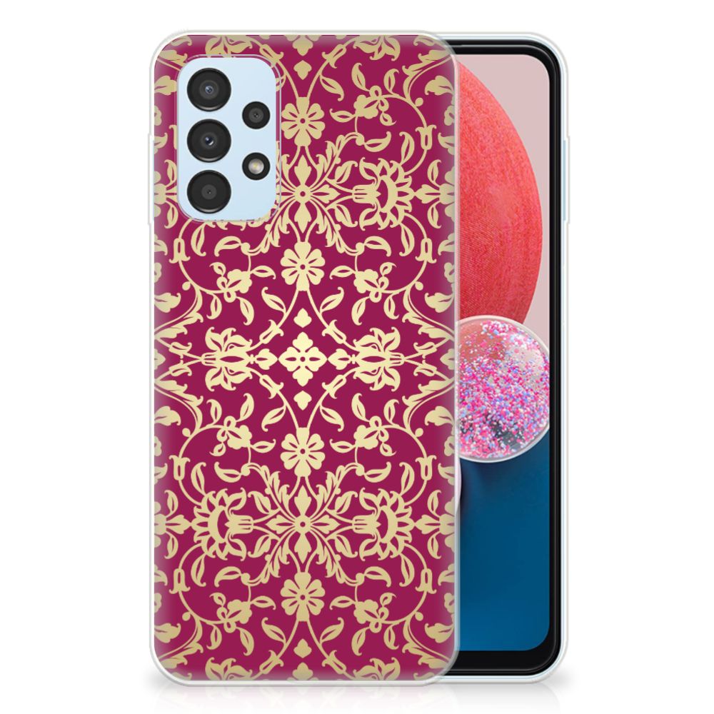 Siliconen Hoesje Samsung Galaxy A13 4G Barok Pink B2C Telecom
