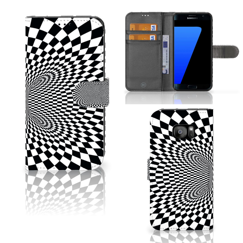 Samsung Galaxy S7 Edge Book Case Illusie