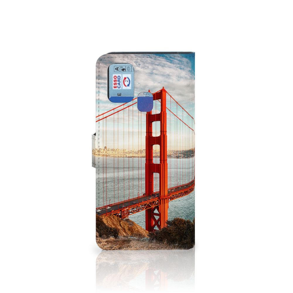 Samsung Galaxy M31 Flip Cover Golden Gate Bridge
