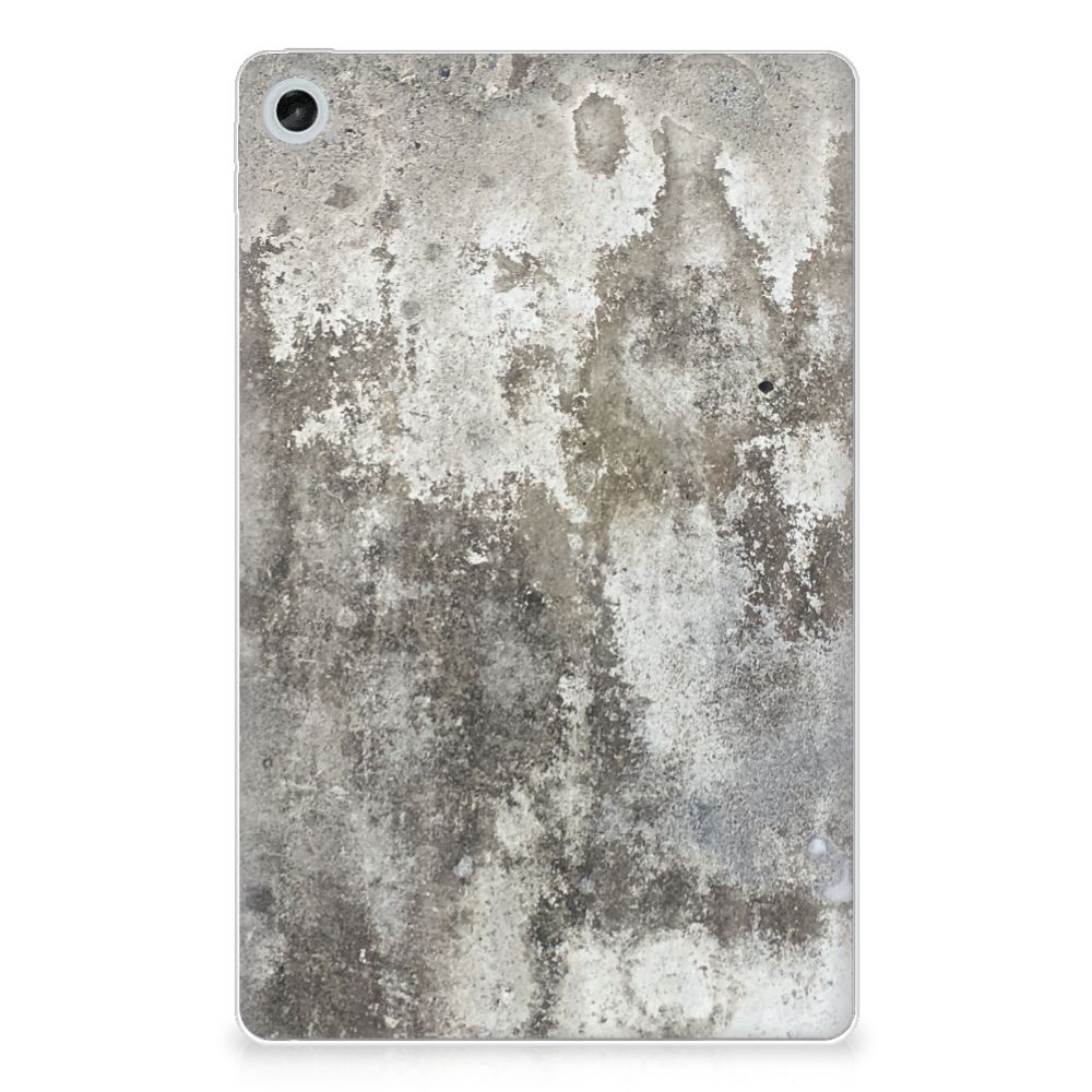 Lenovo Tab M10 Plus (3e generatie) Tablet Back Cover Beton Print - B2C Telecom