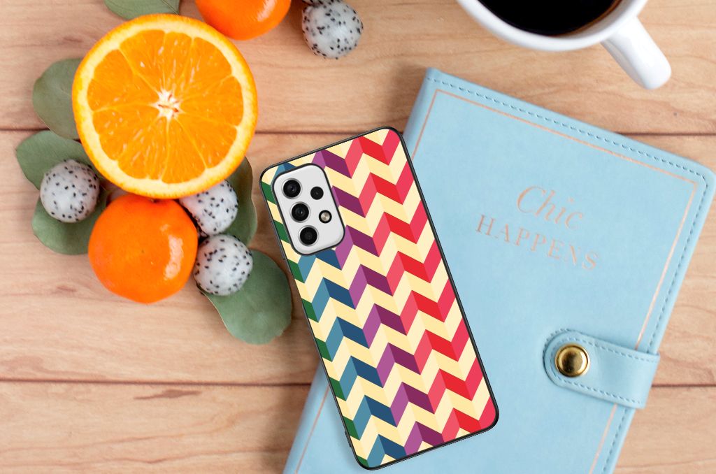 Samsung Galaxy A23 Back Case Zigzag Multi Color B2C Telecom