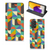 Samsung Galaxy A72 (5G/4G) Hoesje met Magneet Funky Retro - B2C Telecom