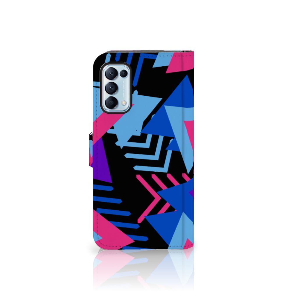 OPPO Find X3 Lite Book Case Funky Triangle