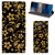 Sony Xperia 10 Smart Cover Gouden Bloemen