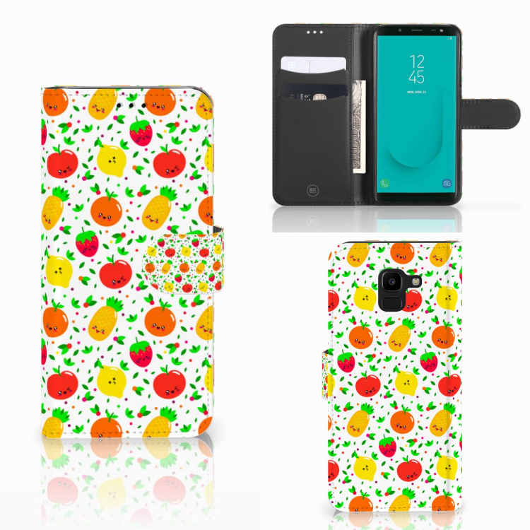 Samsung Galaxy J6 2018 Book Cover Fruits