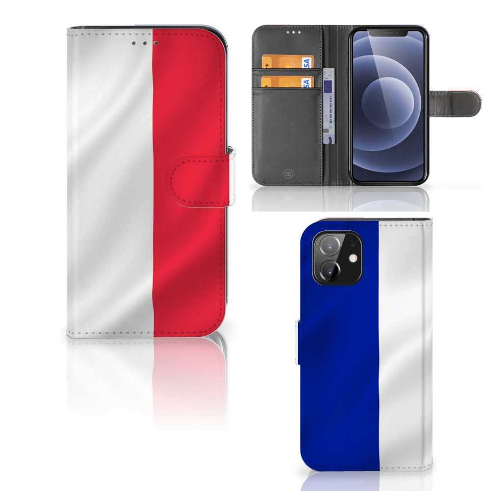 iPhone 12 | 12 Pro (6.1") Bookstyle Case Frankrijk