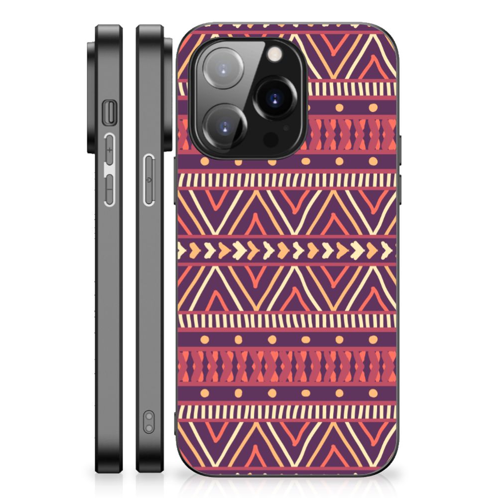iPhone 14 Pro Back Case Aztec Paars B2C Telecom