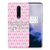 OnePlus 7 Pro Silicone-hoesje Flowers Pink DTMP