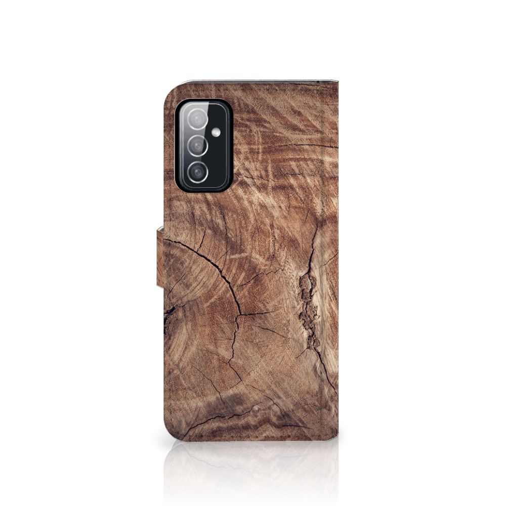 Samsung Galaxy M52 Book Style Case Tree Trunk