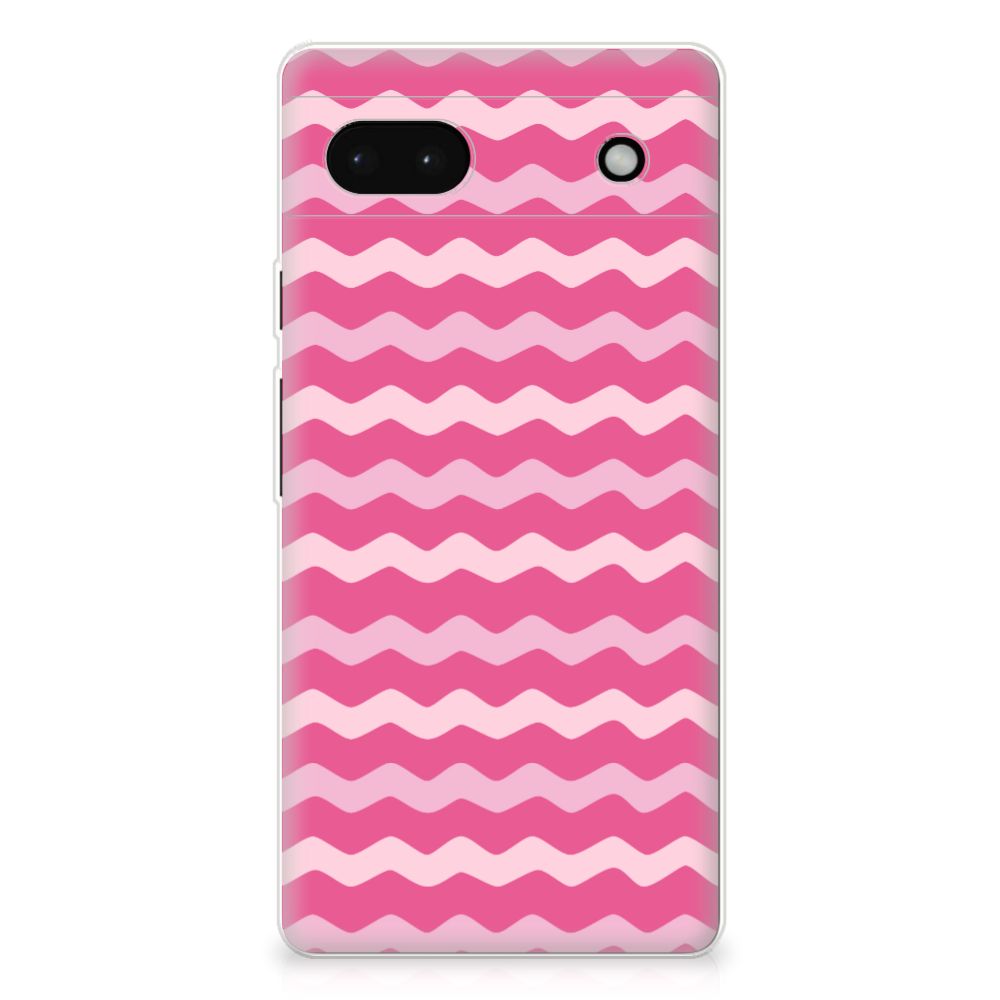 Google Pixel 6A TPU bumper Waves Pink B2C Telecom