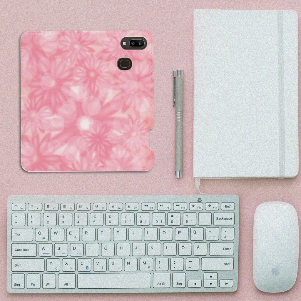 Samsung Galaxy A30 Smart Cover Spring Flowers