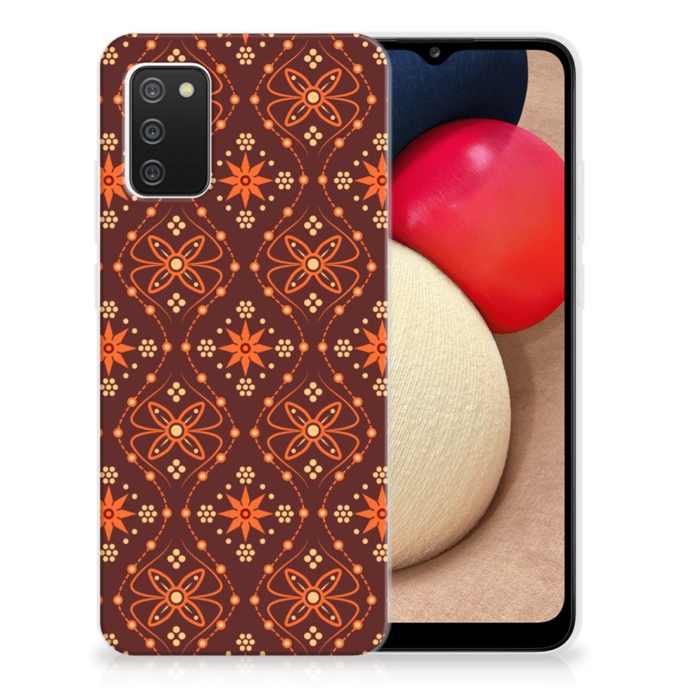 Samsung Galaxy A02s TPU bumper Batik Brown B2C Telecom