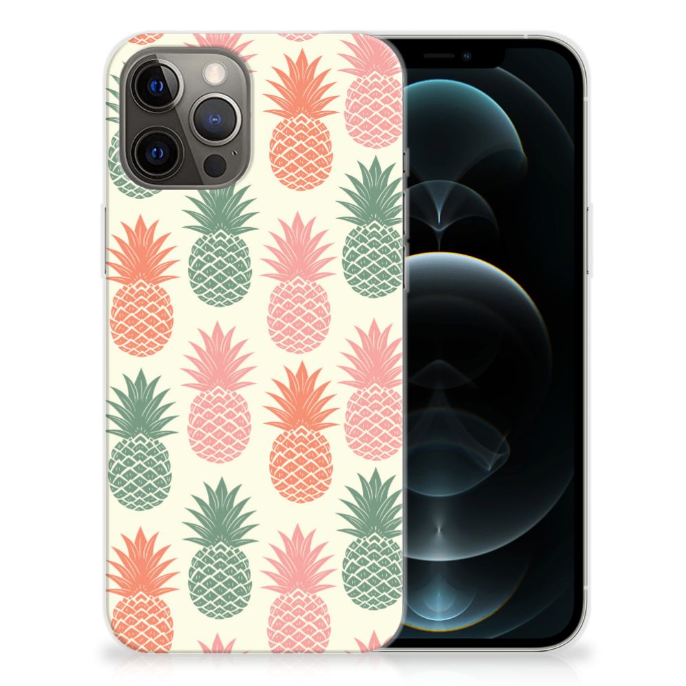 iPhone 12 Pro Max Siliconen Case Ananas B2C Telecom