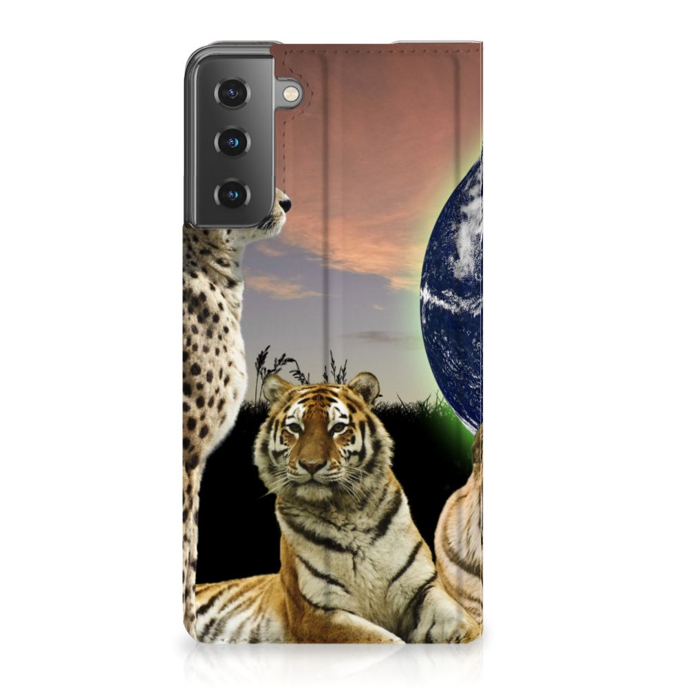 Samsung Galaxy S21 Plus Hoesje maken Roofdieren - B2C Telecom