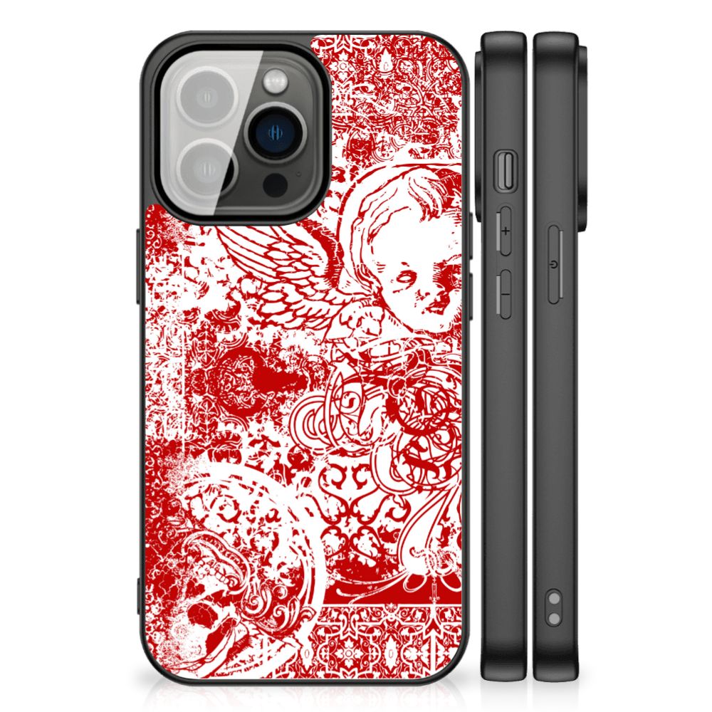 Telefoonhoesje iPhone 13 Pro Angel Skull Rood B2C Telecom
