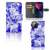 Telefoonhoesje met Naam iPhone 13 Mini Angel Skull Blauw