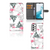 Samsung Galaxy A23 Telefoonhoesje met Pasjes Flamingo Triangle