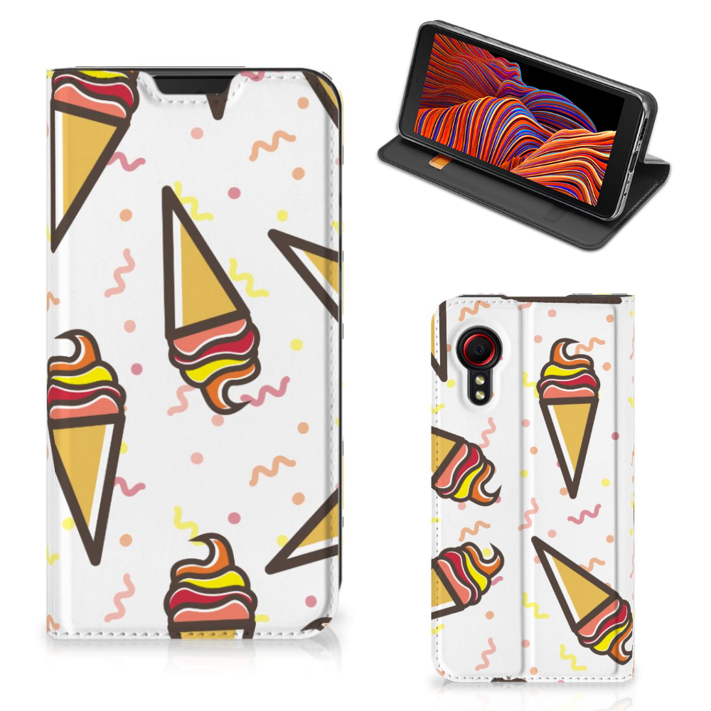Samsung Galaxy Xcover 5 Flip Style Cover Icecream - B2C Telecom