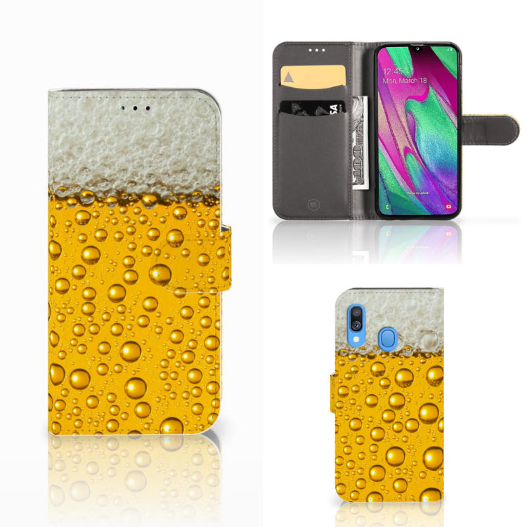 Samsung Galaxy A40 Book Cover Bier