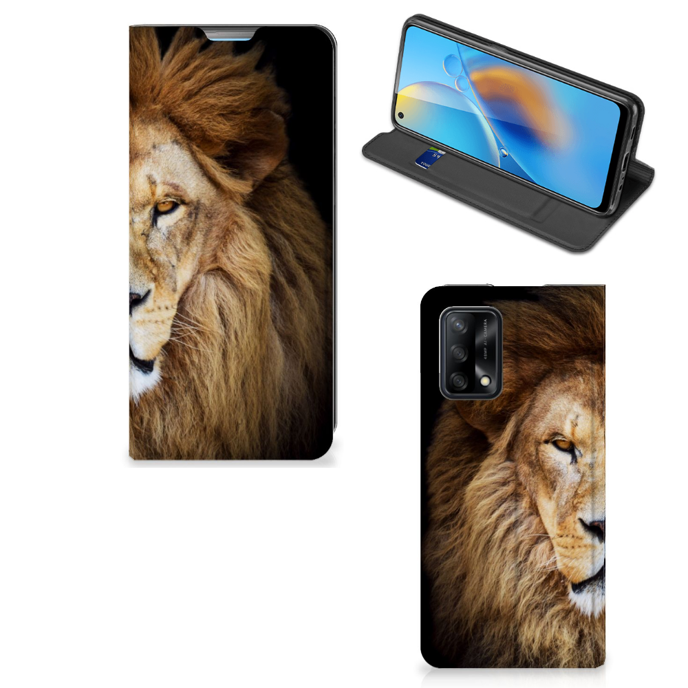 OPPO A74 4G Hoesje maken Leeuw - B2C Telecom