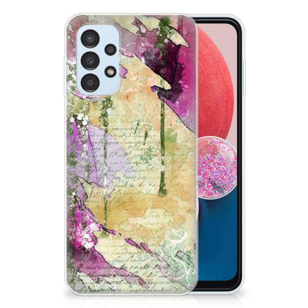 Hoesje maken Samsung Galaxy A13 4G Letter Painting B2C Telecom