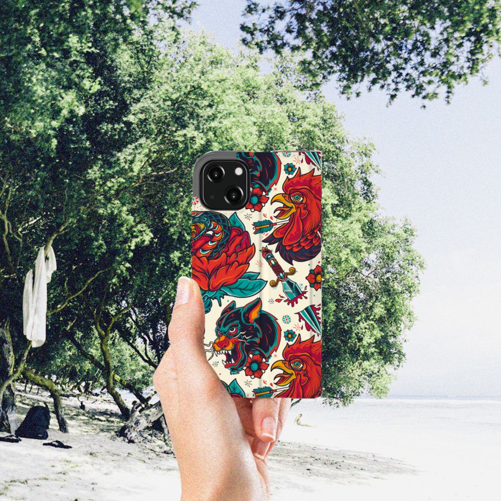 Stand Case voor iPhone 13 Old Skool