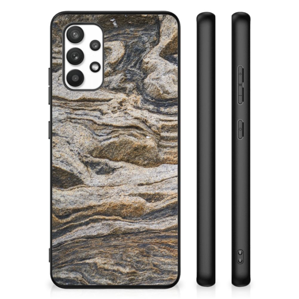 Samsung Galaxy A32 4G | A32 5G Enterprise Editie Marmeren Print Telefoonhoesje Steen B2C Telecom