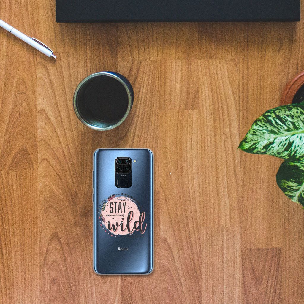 Xiaomi Redmi Note9 Telefoonhoesje met Naam Boho Stay Wild B2C Telecom